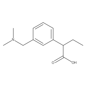 2-{3-[(Dimethylamino)methyl]phenyl}butanoic acid结构式