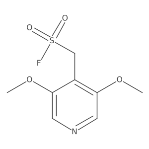 (3,5-Dimethoxypyridin-4-yl)methanesulfonyl fluoride Structure