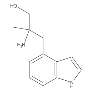 2-amino-3-(1H-indol-4-yl)-2-methylpropan-1-ol Structure