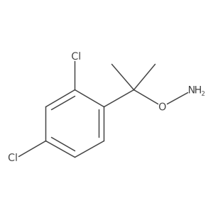 O-[2-(2,4-dichlorophenyl)propan-2-yl]hydroxylamine结构式