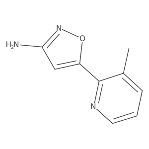 5-(3-Methylpyridin-2-yl)-1,2-oxazol-3-amine结构式