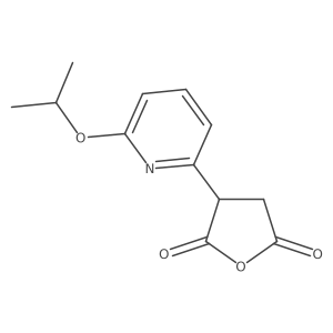 3-[6-(Propan-2-yloxy)pyridin-2-yl]oxolane-2,5-dione结构式