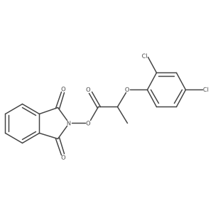 1,3-dioxo-2,3-dihydro-1H-isoindol-2-yl (2S)-2-(2,4-dichlorophenoxy)propanoate Structure