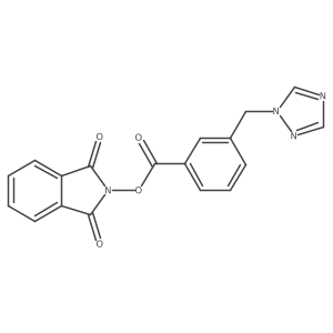 1,3-dioxo-2,3-dihydro-1H-isoindol-2-yl 3-[(1H-1,2,4-triazol-1-yl)methyl]benzoate结构式