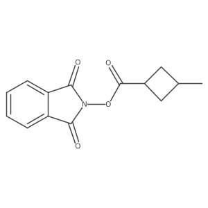 1,3-Dioxoisoindolin-2-YL 3-methylcyclobutane-1-carboxylate结构式