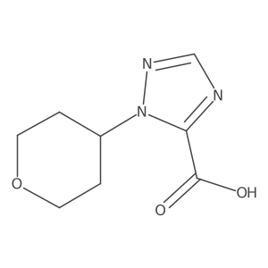 1-(oxan-4-yl)-1H-1,2,4-triazole-5-carboxylic acid Structure