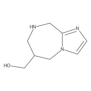 {5H,6H,7H,8H,9H-imidazo[1,2-a][1,4]diazepin-6-yl}methanol Structure