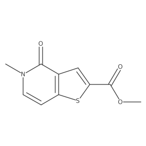 Methyl 5-methyl-4-oxo-4,5-dihydrothieno[3,2-c]pyridine-2-carboxylate Structure