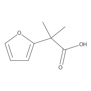 2-(Furan-2-yl)-2-methylpropanoic acid Structure