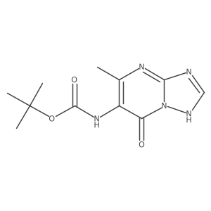 tert-butyl N-{7-hydroxy-5-methyl-[1,2,4]triazolo[1,5-a]pyrimidin-6-yl}carbamate Structure