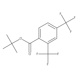 tert-Butyl 2,4-bis(trifluoromethyl)benzoate Structure