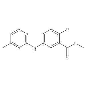 Methyl 2-chloro-5-[(4-methylpyrimidin-2-yl)amino]benzoate结构式
