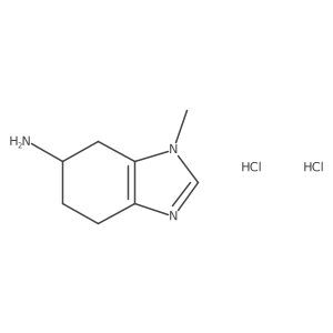 1-methyl-4,5,6,7-tetrahydro-1H-1,3-benzodiazol-6-amine dihydrochloride Structure