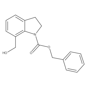 benzyl 7-(hydroxymethyl)-2,3-dihydro-1H-indole-1-carboxylate Structure