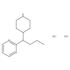 N-piperidin-4-yl-N-propylpyrimidin-2-amine;dihydrochloride结构式