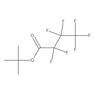 tert-Butyl heptafluorobutanoate Structure