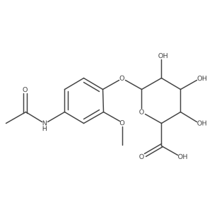 3-Methoxyacetaminophen glucuronide结构式