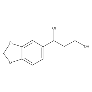 1-(Benzo[d][1,3]dioxol-5-yl)propane-1,3-diol结构式