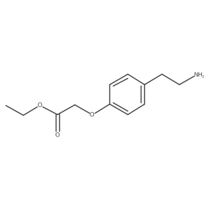 Acetic acid, 2-[4-(2-aminoethyl)phenoxy]-, ethyl ester结构式