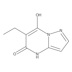 6-Ethyl-7-hydroxy-pyrazolo[1,5-a]pyrimidin-5(4h)-one Structure