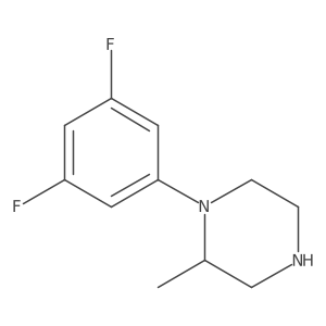 (S)-4-(3,5-Difluoro-phenyl)-3-methyl-piperazine Structure
