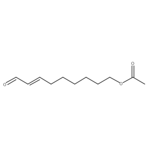 2-Nonenal, 9-(acetyloxy)-, (E)- Structure