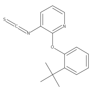 2-(2-Tert-butylphenoxy)-3-isothiocyanatopyridine Structure