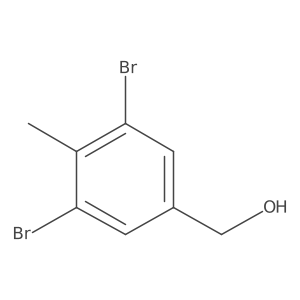 (3,5-Dibromo-4-methylphenyl)methanol结构式