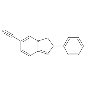 (2R)-2-phenyl-2H,3H-imidazo[1,2-a]pyridine-6-carbonitrile结构式