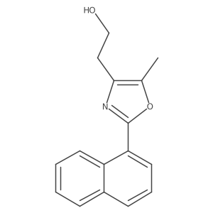 2-(5-Methyl-2-naphthalen-1-yl-1,3-oxazol-4-yl)ethanol结构式
