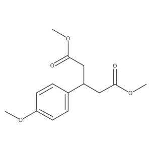 Dimethyl 3-(4-methoxyphenyl)pentanedioate Structure