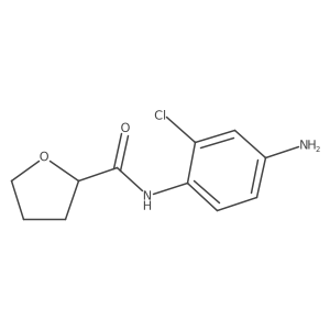 N-(4-amino-2-chlorophenyl)oxolane-2-carboxamide结构式