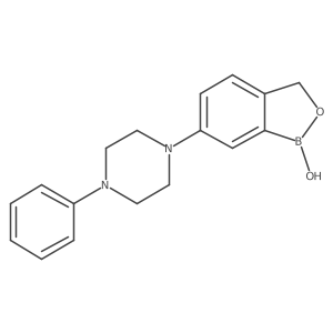 6-(4-Phenylpiperazin-1-yl)benzo[c][1,2]oxaborol-1(3h)-ol结构式