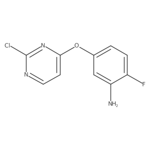 5-[(2-Chloro-4-pyrimidinyl)oxy]-2-fluorobenzenamine结构式