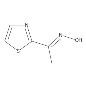 (E)-N-[1-(1,3-thiazol-2-yl)ethylidene]hydroxylamine Structure