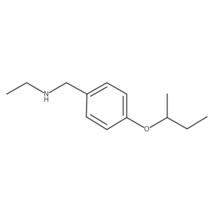 N-[4-(Sec-butoxy)benzyl]-1-ethanamine Structure