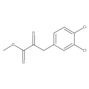 Methyl 3-(3,4-dichlorophenyl)-2-oxopropanoate结构式