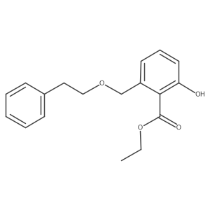 Ethyl 2-hydroxy-6-[(2-phenylethoxy)methyl]benzoate结构式