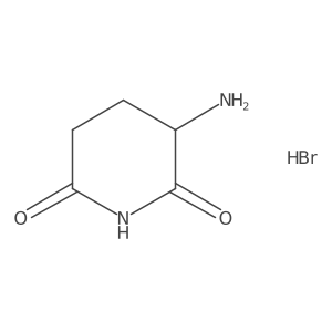(s)-2-Aminoglutarimide hydrobromide Structure