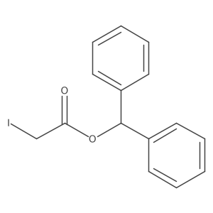 Benzhydryl 2-iodoacetate结构式