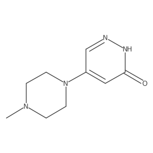 5-(4-methylpiperazino)-3(2H)-pyridazinone结构式