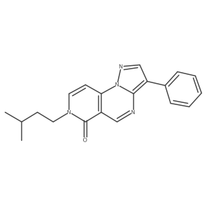 7-isopentyl-3-phenylpyrazolo[1,5-a]pyrido[3,4-e]pyrimidin-6(7H)-one Structure