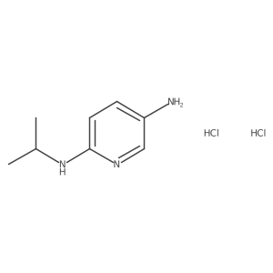 2-N-(propan-2-yl)pyridine-2,5-diamine dihydrochloride结构式