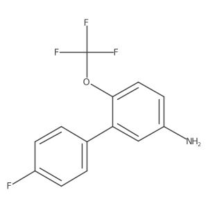 4'-Fluoro-2-(trifluoromethoxy)biphenyl-5-amine Structure