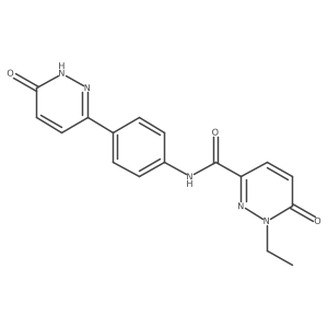 1-ethyl-N-(4-(6-hydroxypyridazin-3-yl)phenyl)-6-oxo-1,6-dihydropyridazine-3-carboxamide Structure