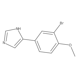 4-(3-bromo-4-methoxyphenyl)-1H-imidazole Structure