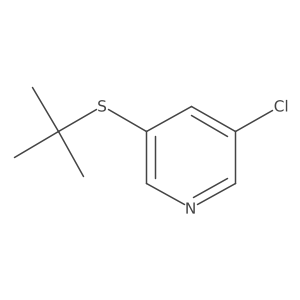 3-(Tert-butylthio)-5-chloropyridine结构式