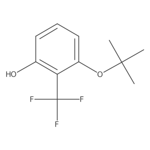 3-Tert-butoxy-2-(trifluoromethyl)phenol结构式