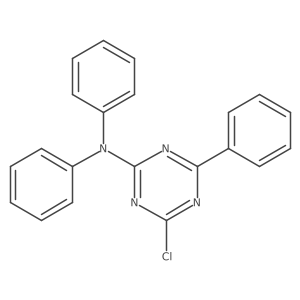 4-Chloro-N,n,6-triphenyl-1,3,5-triazin-2-amine结构式