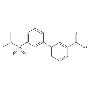 3-(3-N,N-Dimethylsulfamoylphenyl)benzoic acid Structure
